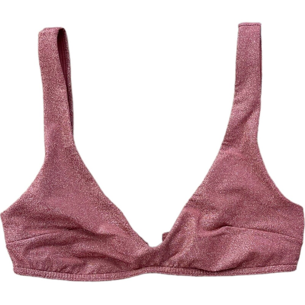 Zimmerman Bikini Top 0 XS Rosa Scoop Rose Gold Women’s Swim
